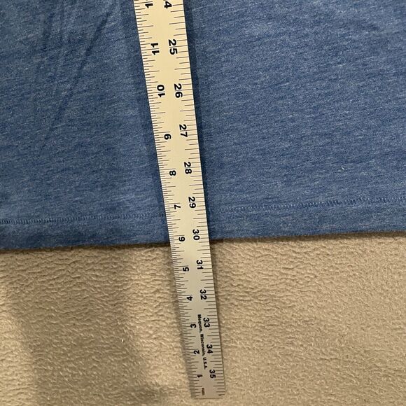 Life is Good Shirt Mens XL Blue Positive State Champions Single Stitch Stretch - Picture 6 of 8